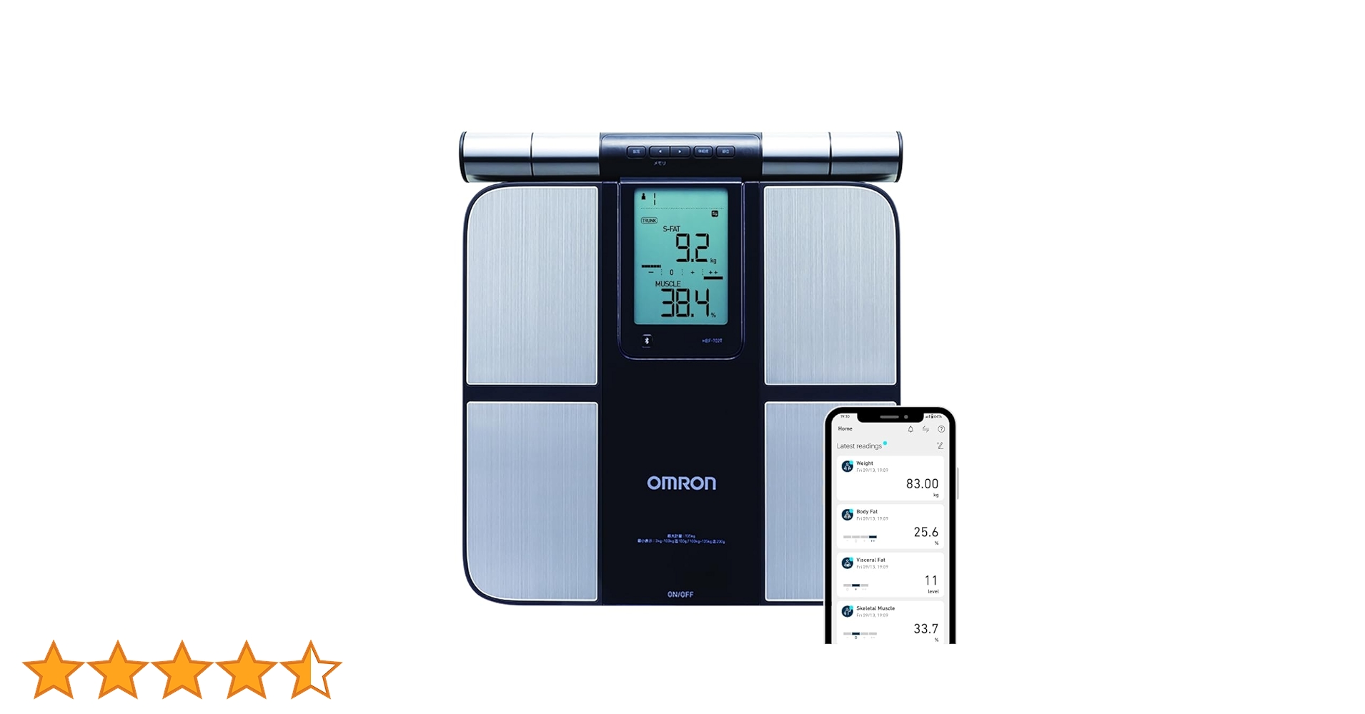 【kk】OMRON 体重計 HBF-702T 最大135kg オムロン体重体組成計 両手両足測定タイプ HBF-702Tカラダ